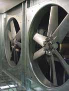 CUSTOM & CATALOGED AIR HANDLING UNITS Optional Exhaust and Return Fans The axial flow and plenum power exhaust and return fans are directly driven by the motor.