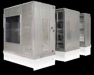 AAON M3, M2, SA, H3/V3, F1, RL, RN & RQ Series Air Handling Units aaon m3 series modular indoor and outdoor air handling units are engineered to handle many difficult applications.
