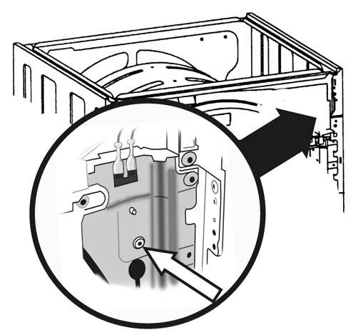 5.14 Residual Moisture Sensor - Removal 1. Open the Front Service Panel (5.2 or 5.3). 2. Locate the Residual Moisture Sensor (Figure 14) 3. Remove the single retaining screw.