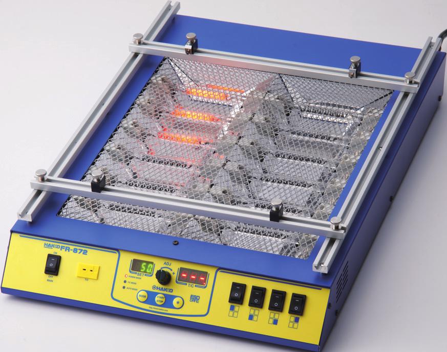 zone 2 4 Temperature sensor K-type thermocouple Heater lamp lifetime* 2000 hours 20 hours Heater control Power mode: Percentage-based system T/C mode: PID control External