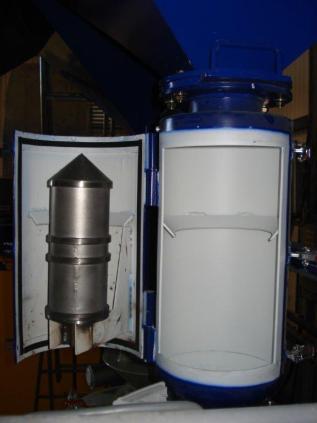 RACOHI AIRWASH ABRASIVE RECYCLING SYSTEM: RC-50-20 (system for one blasting pot) RC-50-160 (system for two blasting pots) Available magnetic tubular system (manual) inside the silo discharge on