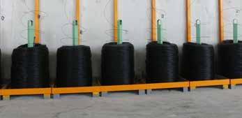 level; replacement of baling wire is at floor level, no pit needed.