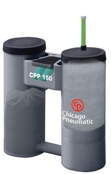 Simple concept Compact and easy to use The patented Chicago Pneumatic CPP condensate separator technolgy minimizes the collection and treatment cost of compressed air waste products.