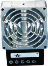 fan failure Heater body die-cast aluminium (glass bead blasted) 3-pole screw connector 2.5mm², clamping torque 0.8Nm max.