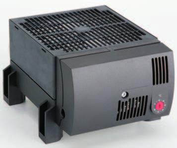 Compact high-performance Fan Heater CR 030 950W Compact design Double insulated Integrated thermostat or hygrostat Heating The compact high performance fan heater prevents formation of condensation