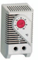 Small, compact Thermostat KTO 011 / KTS 011 Regulating and Monitoring Large setting range Small size Simple to mount High switching performance KTO 011: Thermostat (normally closed); contact breaker