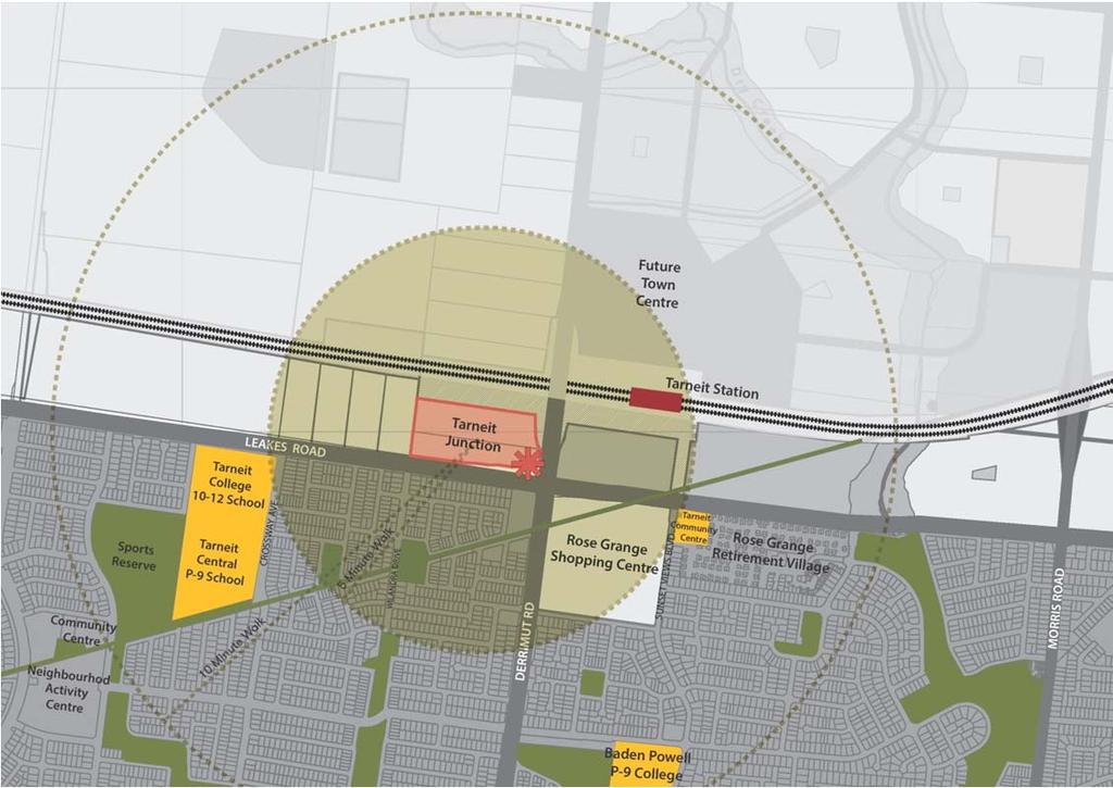 The land to the east, on the opposite side of Derrimut Road is within the Truganina PSP which is currently at the Planning Panel stage.