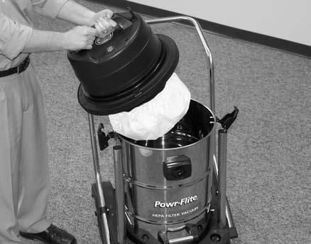 CRITICAL AREA VACUUM WARNINGS This vacuum has been specifically designed to clean up hazardous dust and debris.