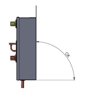 Figure 8f. TXV Control Box mounting Positions The following steps and positioning requirements apply to installing the TXV Control to the air handler for vertical and horizontal applications.