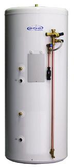 Ecoline GEO - RI HP - heat pump cylinder with electric booster Heating coils in OSO cylinders are made of smooth coil that will not encourage limescale deposits and offer longer and more efficient