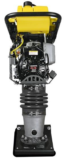 Compared to the 4-stroke rammer, it emits significantly less CO and ensures clean