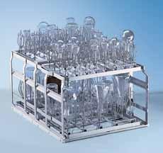 69594101 Sample load E 941 Wash cart with drying connection Lower level: 2 x E 944/2 injector modules for narrow-necked glasses, 500-1000 ml Upper level: 2 x E 943/2 injector modules for