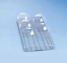 Inserts E 403 1/2 Insert For 105 watch glasses, with 50-60 mm diameter 36 supports, distance between supports 9 mm H 35, W 200, D 445
