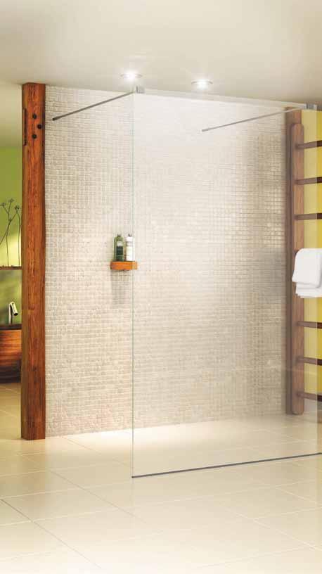 nabis Wet Rooms All nabis wet rooms come with a full 25-year guarantee, and have 1956mm high, 8mm thick safety glass with an Easi-Clean glass coating.