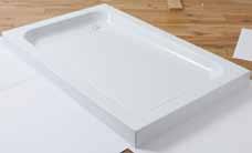 x 800mm Flat Top E14494-1200 x 800mm Flat Top Square Quadrant Rectangle Acrylic capped stone resin trays Includes 1.