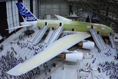 5.1.2 Attributes of Composite Materials. Figure 5. The A380 Evacuation Slides Like the B-787, the A380 uses advanced composite materials on a large scale.