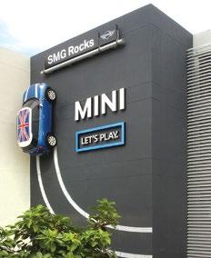 PROJECT SMG Rocks The key design feature of the project was the MINI brand s retro, funky and fun attitude, which can be experienced in all MINI cars SMG Rocks Umhlanga Client SMG Rocks Architects