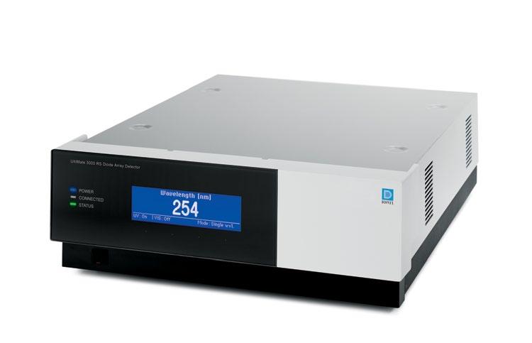 detectors UltiMate 3000 Variable Wavelength Detectors Dionex products are UHPLC compatible by design, establishing the new standard in conventional LC.