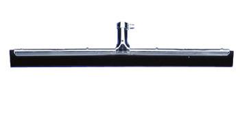 has splash guard and reinforced adjustable handle socket on frame 7018 Standard Moss Floor Squeegee black 18" W x 2" H 10/cs.