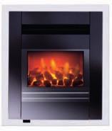 The generous profile of the inset inlays perfectly frame the full depth 'real fire effect' to create a modern and sophisticated