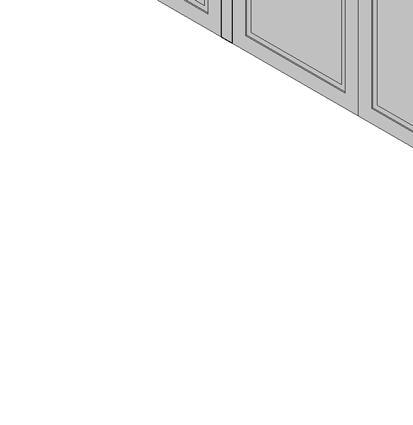 select stile-rail-panel or flush door configuration based on building's