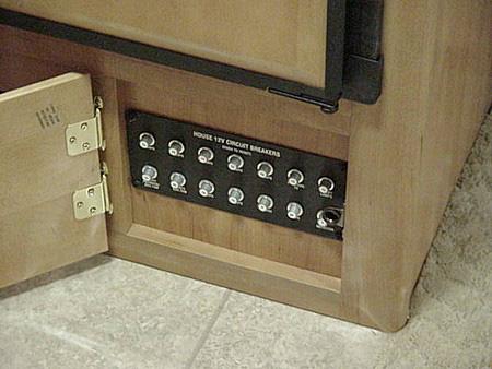 SECTION 6 ELECTRICAL House 12-Volt Circuit Breaker Panel - typical* *Typical view of breaker
