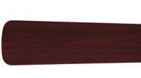 CFS52BS brushed steel finish MDF blades light oak dark cherry (CFS52BS shown with