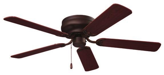 NuTone dark cherry Hugger series fans offer the same classic styling as their