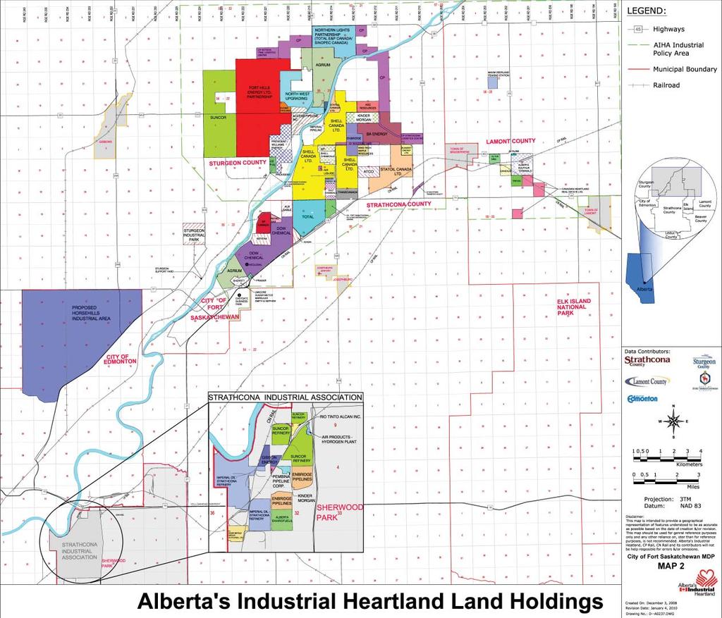 Map 2 - Alberta s Industrial Heartland Area Source: www.