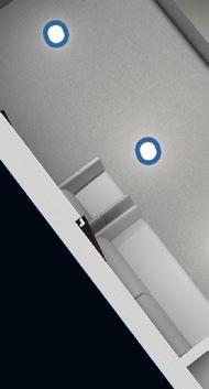 Wireless Communication SmartCast Technology luminaires and controls require minimal