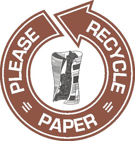 - 2 - RECYCLABLE PAPER WASTE There are two ways to dispose of your paper waste. I.