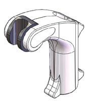 Held Shower - Head Only - Chrome SP277C Hand Held Shower - Replacement Kit for Grab Rail - White (includes 1.