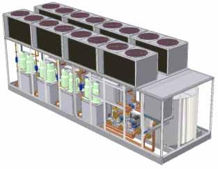 CE-Series Selection Data Packaged Air Cooled Chillers Unit MCA Capacity @ 95ºF Ambient 35ºF LCT 45ºF LCT 55ºF LCT Reservoir Capacity (gal) Pump Flow (gpm) Inlet / Outlet Size CE-3-A 40 L x 30 W x 55