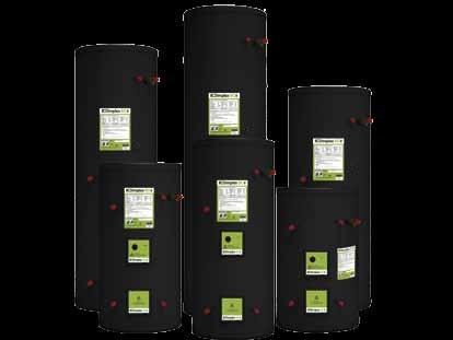 Employing a large surface area heat exchanger, EC-Eau heat pump cylinders maximise the transfer of heat generated from renewable energy to the stored water, optimising heat pump efficiency and