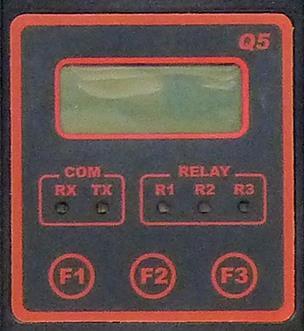 The Smart Gas Monitor features two LCD displays. The front panel display, shown in Figure 2.