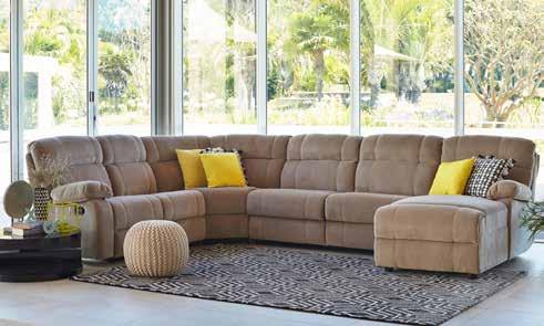 900 SOFA BED ONLY 499 * RAEGON 5-SEATER MODULAR SOFA BED + RIGHT HAND FACING CHAISE WAS 2799 NOW 1899 Features Sofabed and one end recliner. Available as a left or right hand facing chaise.