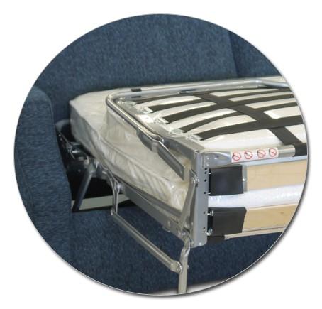 Slats - 2 Yr Reversible Seat & Back Cushions Available in Double Or