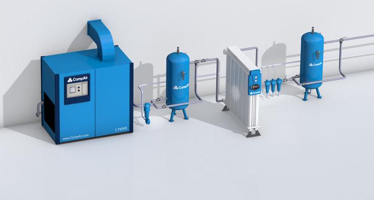 Totally dry and clean air The A-Series modular compressed air dryers - a dedicated solution for every application By combining the proven benefits of desiccant drying with modern design, CompAir