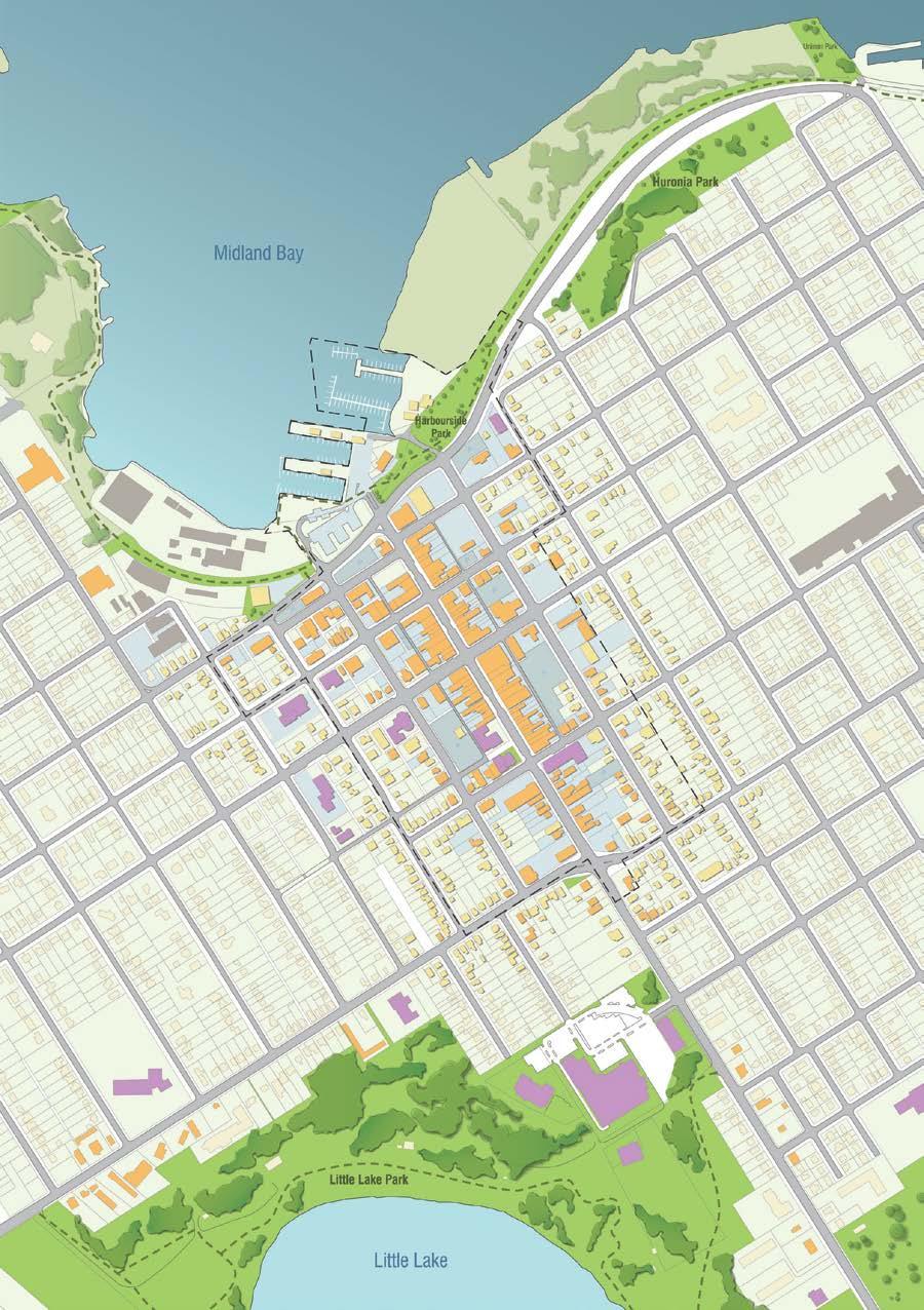 PHASE 1 Base Mapping Legend Downtown Boundary Commercial Residential
