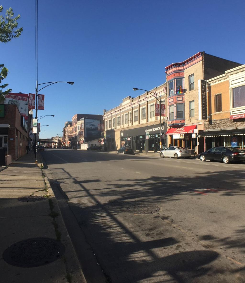 CLARK STREET PRINCIPLES 1. Promote neighborhood shopping street with a mix of independent and national retailers 2.