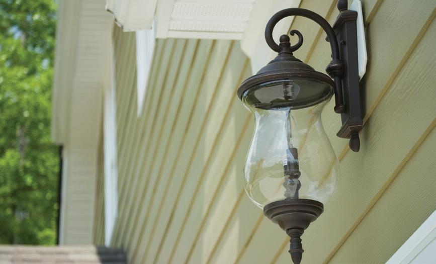 Electrical Mounts Don t sweat the light fixtures or electrical outlets on homes with vinyl or insulated siding.