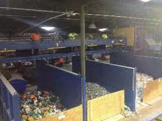 The sorting equipment and reconfiguration increase the Recycle Center s processing capacity from 8,500 tons to 18,000 tons per year.
