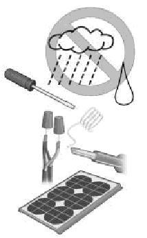 ELECTRICAL WORK When performing installation in dry conditions, please ensure the tools used in the dry. Fig.