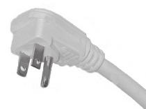 plastic bag Electrical cord 120 volts, 15 amp cord is supplied with the