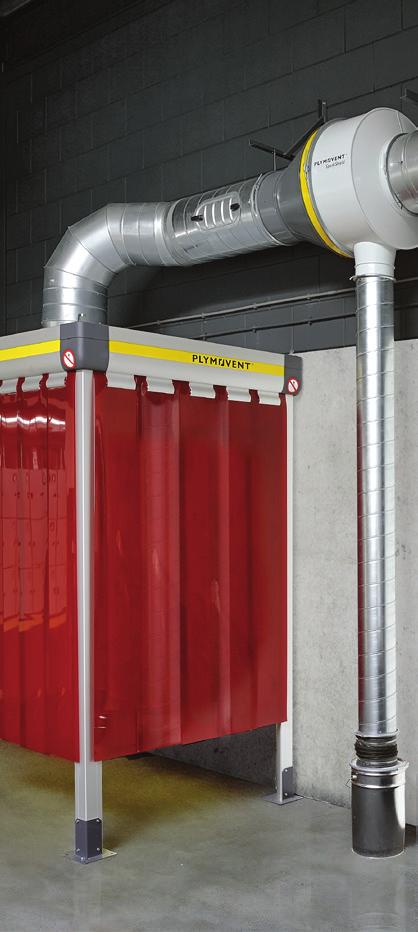 Plymovent developed SparkShield in order to prevent such fires. SparkShield SparkShield is a compact in-line spark arrester which requires little or no floor space.