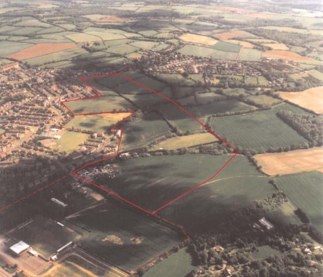 ii Aerial view showing the site