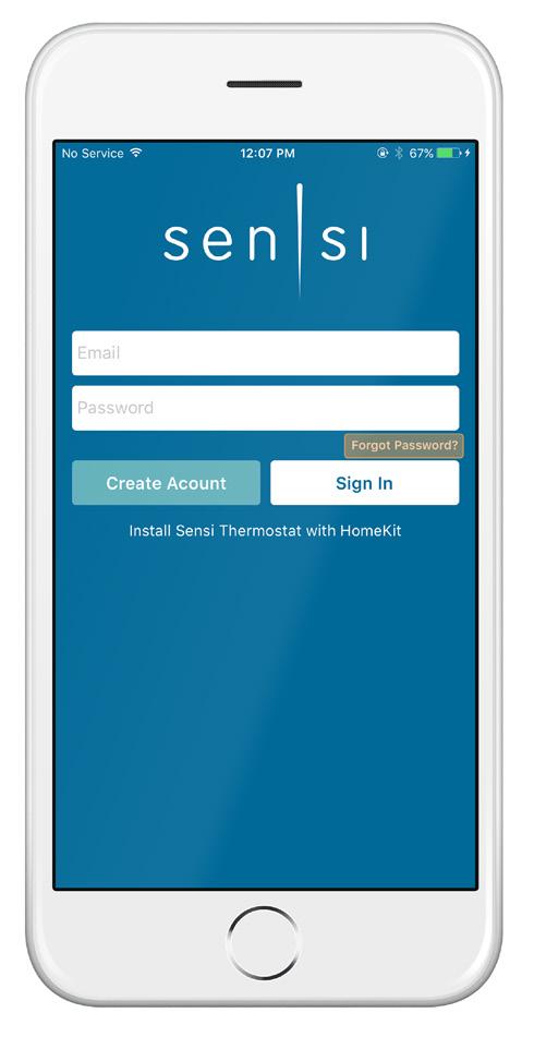 You can change your email address and password from inside the app or when you are logged into your thermostat via the Sensi website. Be aware of this when giving out your information.