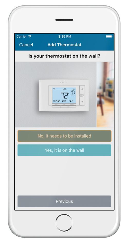 The Sensi Wi-Fi Programmable Thermostat option is for the following model numbers: 1F86U-42WF UP500W Note: You can check your model number on the back of the thermostat faceplate.
