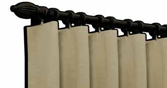 Drapery & Side Panel Header Styles Flat Style Flowing Style Flat draperies are a simple yet elegant style that are stiffened