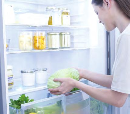 While you may need to take things out of the freezer once a day, by contrast you will be constantly using the fridge.